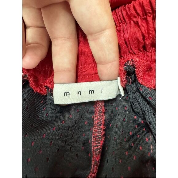 MNML Red Mens Bungee Cord Parachute Pants Size X-Small - Picture 7 of 12